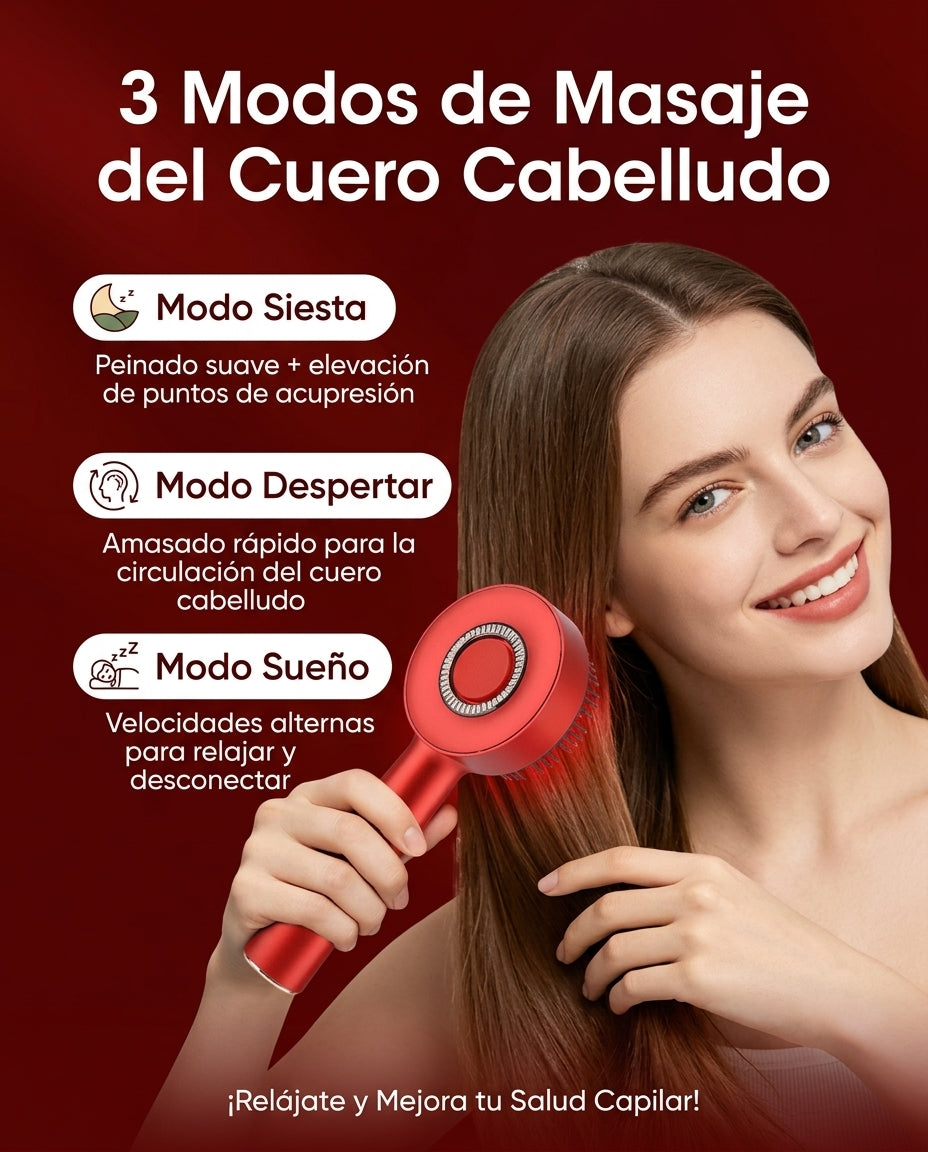 Peine Masajeador Cuero Cabelludo
